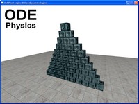 ODE (OpenDynamicsEngine) physics simulations